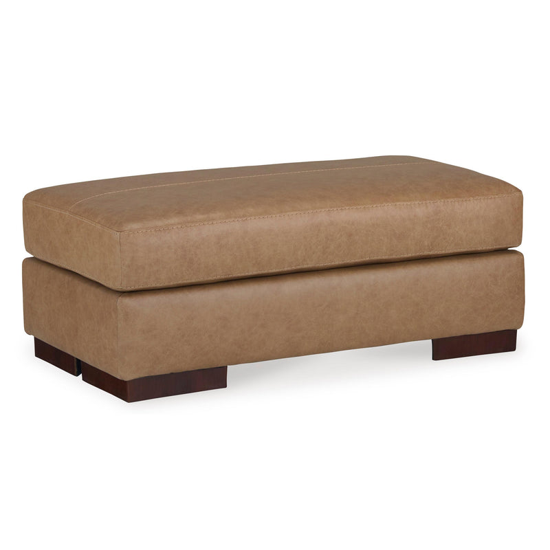 Signature Design by Ashley Lombardia Leather Match Ottoman 5730214C IMAGE 1