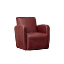  Elran Glider Leather Chair B0102-MEC-GB Glider Chair - Red IMAGE 1