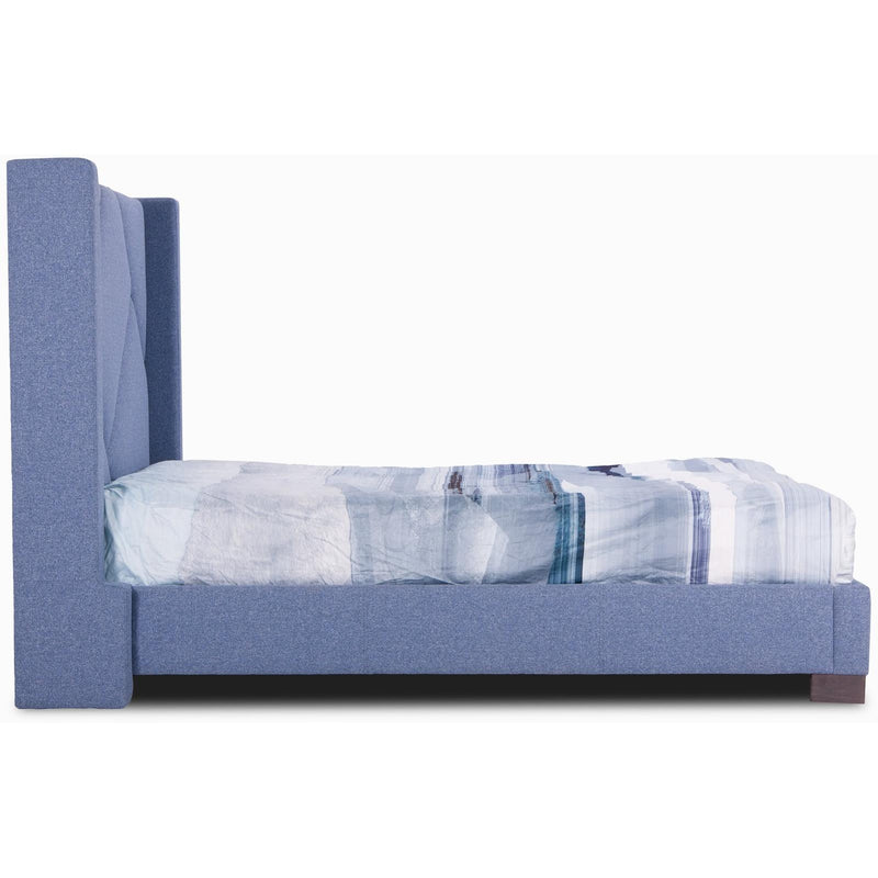 Jaymar Beds Queen Marianne 511 Queen Platform Bed with Legs - Blue IMAGE 3