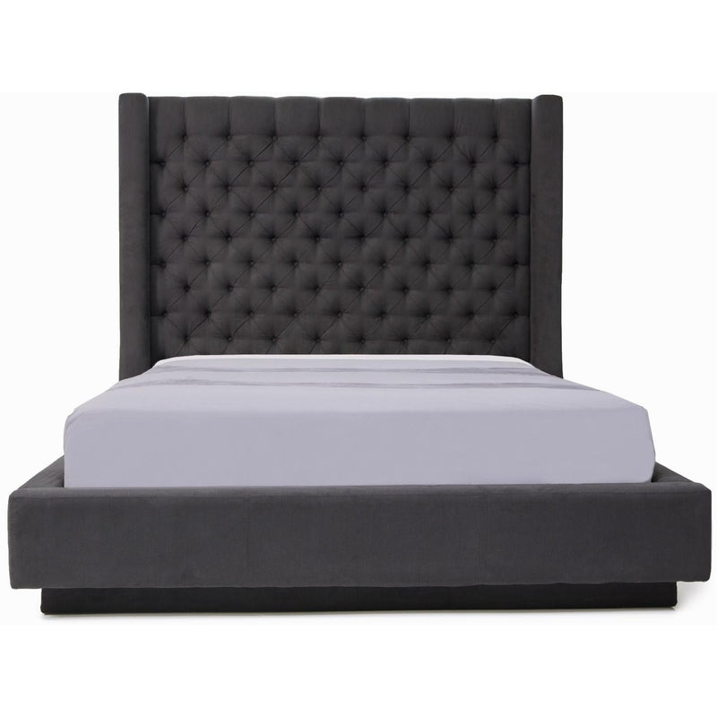 Jaymar Beds Queen Felicity 421 Queen Platform Bed with No Dust - Black IMAGE 1