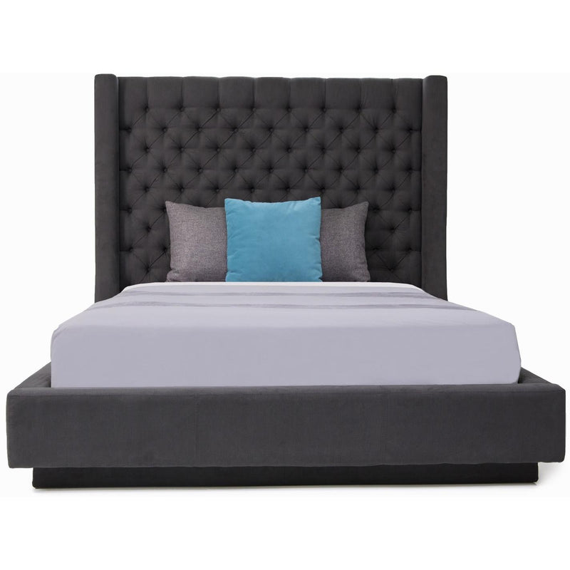 Jaymar Beds Queen Felicity 421 Queen Platform Bed with No Dust - Black IMAGE 3