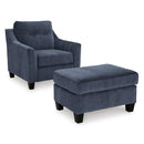Benchcraft Amity Bay 67206U1 Chair and Ottoman IMAGE 1