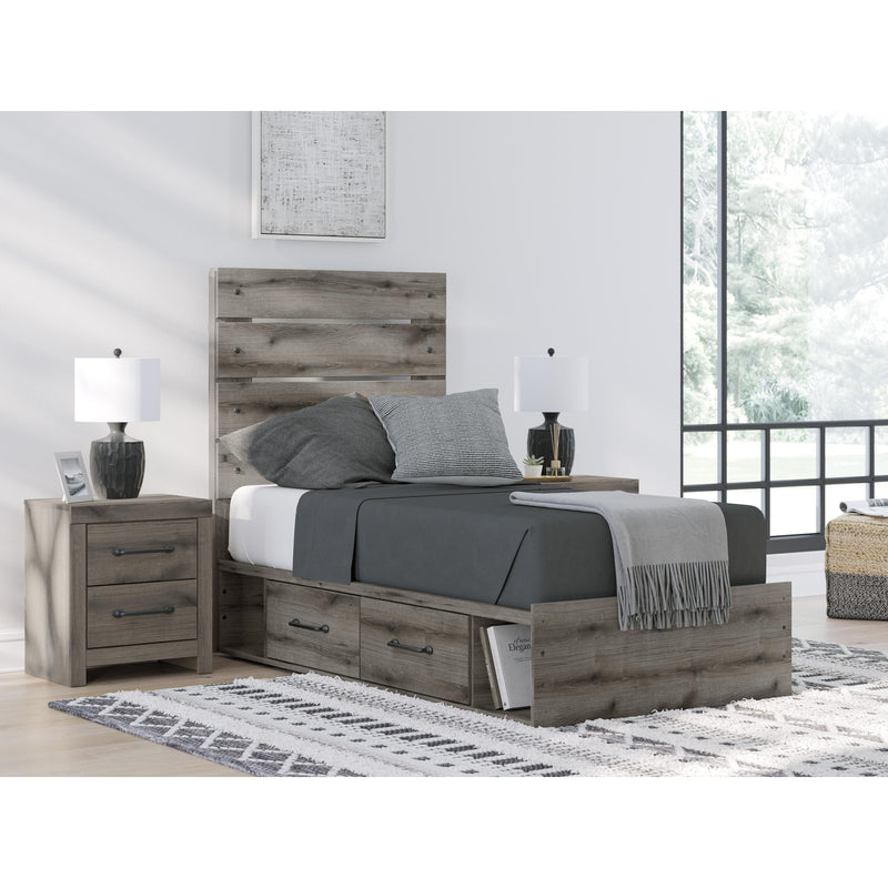 Signature Design by Ashley Graystorm Twin Panel Bed with Storage PCB2405-53/PCB2405-150/B100-11 IMAGE 8