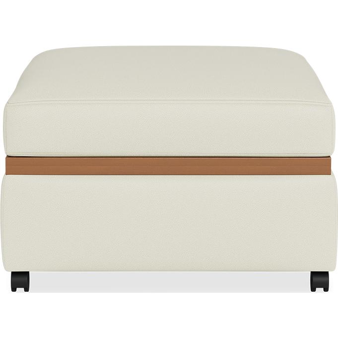 Palliser Apex Leather Ottoman 44008-S9-REIN-PARCHMENT IMAGE 2