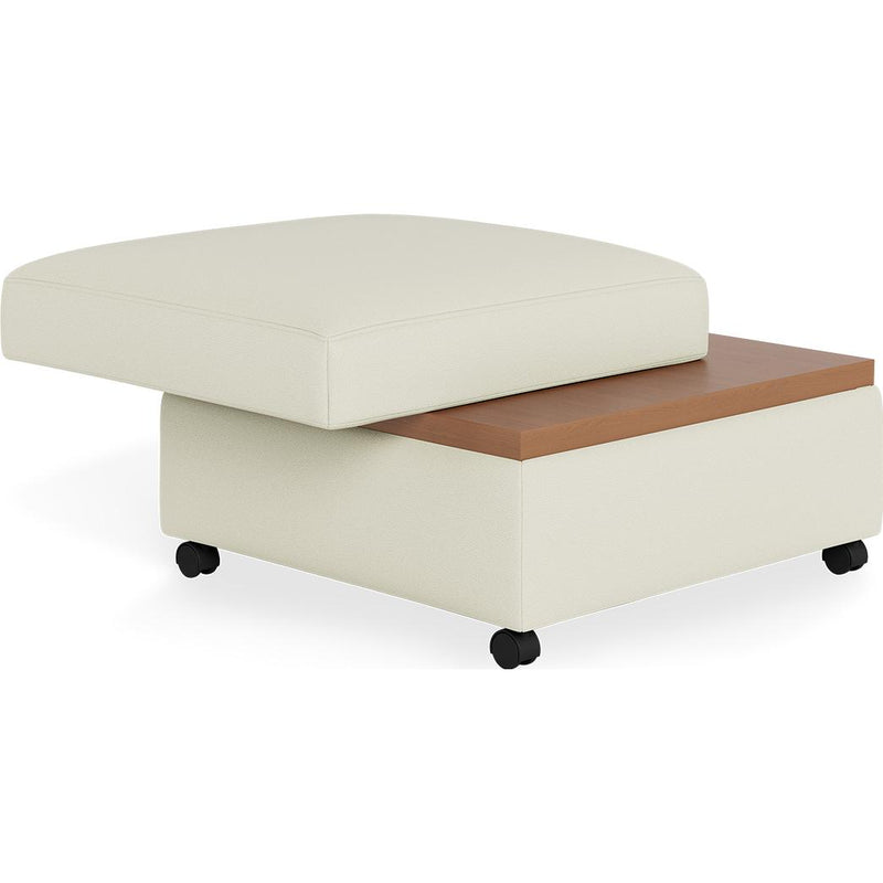 Palliser Apex Leather Ottoman 44008-S9-REIN-PARCHMENT IMAGE 3