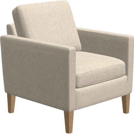 Palliser Soren Stationary Fabric Chair 77171-02-BASILICA-CREAMERY IMAGE 1