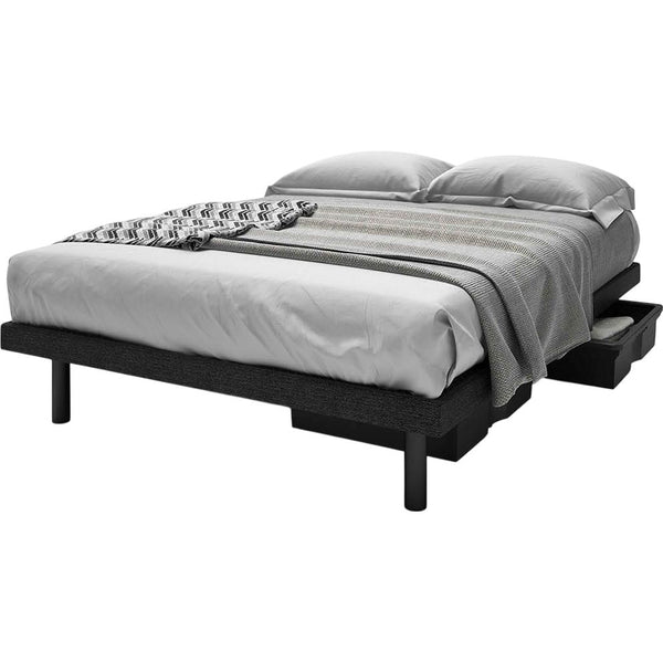 Julien Beaudoin Twin XL Bed Frame Reflexx 13" Platform Bed Base (Twin XL) - Stallion Black IMAGE 1