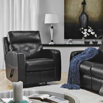 Elran Chloe Rocker Leather Recliner Chloe 40472-GL2 Rocker Recliner IMAGE 1