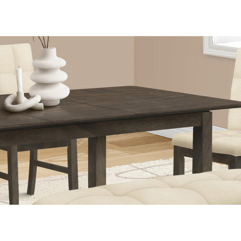 Monarch I 1375 Dining Table - Grey Veneer 36"X 72" / 18" Extension Panel IMAGE 2
