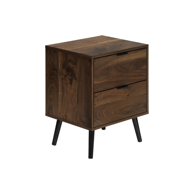 Monarch I 3607 Accent Table - 24"H / Walnut End Table With 2 Drawers IMAGE 3