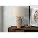 Monarch I 9938 28"H Table Lamp Beige Ceramic / Beige Shade IMAGE 1