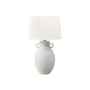 Monarch I 9943 30"H Table Lamp White Ceramic / Ivory Shade IMAGE 2