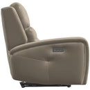 Palliser Washington Power Leather Match Recliner with Wall Recline 41067-L9-BALI-HARVEST-MATCH IMAGE 4