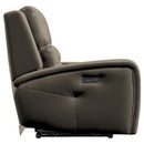 Palliser Washington Power Reclining Leather Match Loveseat with Console 41067-L8-BALI-HARVEST-MATCH IMAGE 4