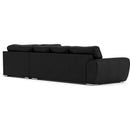 Palliser Melbourne Leather Match 2 pc Sectional 77486-12/77486-35-VALENCIA-INK-MATCH IMAGE 3