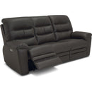 Palliser Keiran Power Reclining Leather Match Sofa 41500-L6-SOLANA-MOUNTAIN-MATCH IMAGE 2