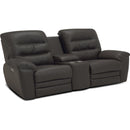 Palliser Keiran Power Reclining Leather Match Loveseat with Console 41500-L8-SOLANA-MOUNTAIN-MATCH IMAGE 1