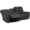Palliser Keiran Power Reclining Leather Match Loveseat with Console 41500-L8-SOLANA-MOUNTAIN-MATCH IMAGE 3