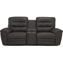 Palliser Keiran Power Reclining Leather Match Loveseat with Console 41500-L8-SOLANA-MOUNTAIN-MATCH IMAGE 4