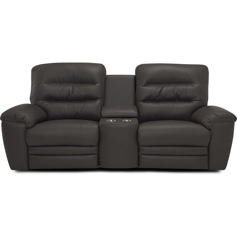 Palliser Keiran Power Reclining Leather Match Loveseat with Console 41500-L8-SOLANA-MOUNTAIN-MATCH IMAGE 4