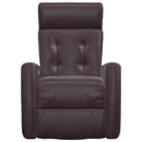 Palliser Baltic Power Leather Match Recliner with Wall Recline 43411-31-CLASSIC-BURGUNDY-MATCH IMAGE 3