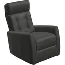 Palliser Baltic Power Swivel Glider Leatherette Recliner 43401-38-TANNER-IRON IMAGE 1