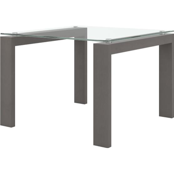 Verbois Square Dining Table with Glass Top BOB 4848 D Dining Table IMAGE 1