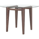 Verbois Round Lucy Dining Table with Glass Top LUCY TDF 42 P2 Dining Table IMAGE 1