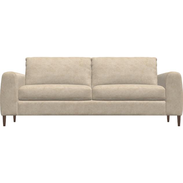 Palliser Atticus Stationary Leather Match Sofa 77325-01-PARLOUR-BLUSH-MATCH IMAGE 2