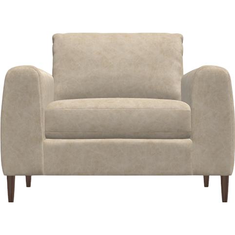 Palliser Atticus Stationary Leather Match Chair 77325-02-PARLOUR-BLUSH-MATCH IMAGE 2