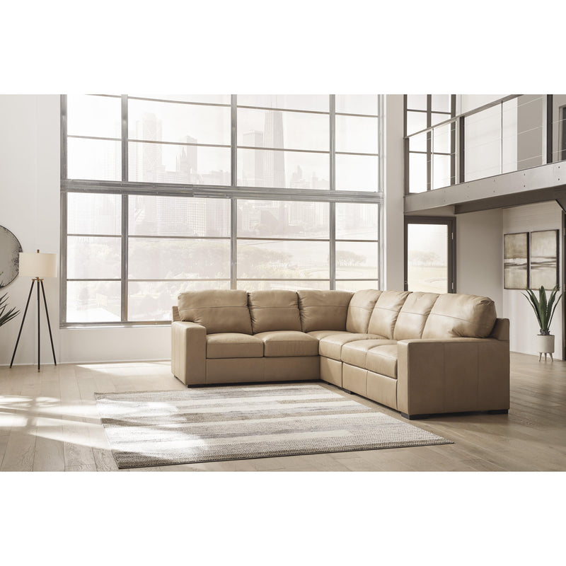  Signature Design by Ashley Bandon Leather Match 3 pc Sectional 3800648C/3800646C/3800656C IMAGE 4