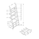 Monarch Bookcases 4-Shelf I 2542 IMAGE 5