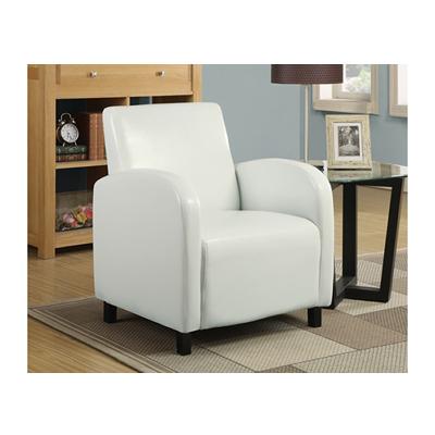 Monarch Stationary Leather look Accent Chair I 8049 IMAGE 1