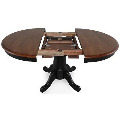Winners Only Round Quails Run Dining Table with Pedestal Base DQ14257AE IMAGE 2