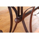 International Furniture Direct Antique Multicolor Dining Table with Trestle Base IFD962TABLE-MC IMAGE 3