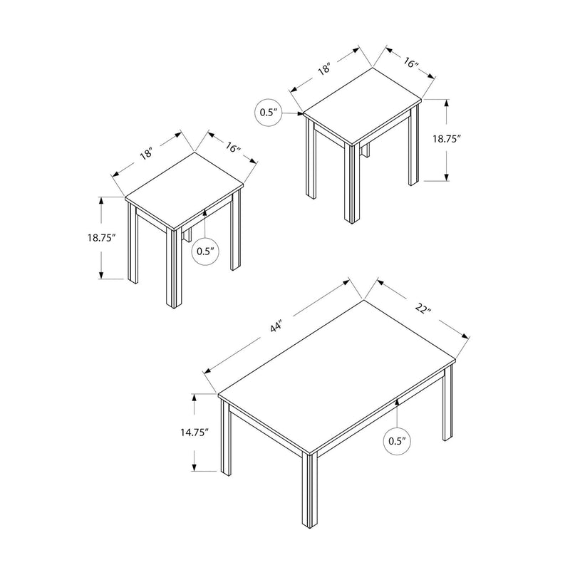 Monarch Occasional Table Set I 7840P IMAGE 5