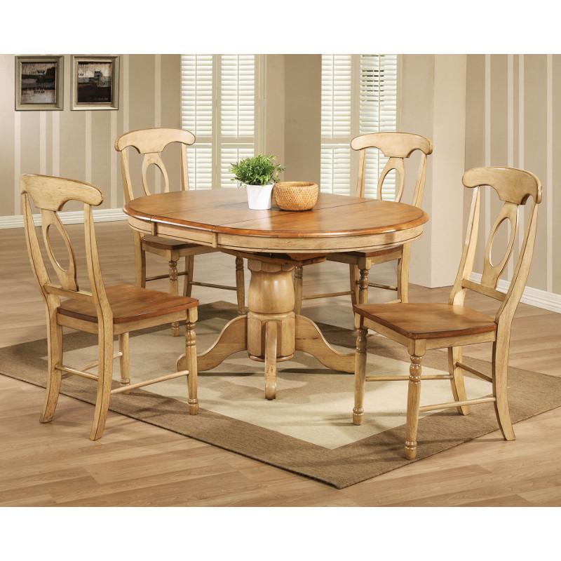 Winners Only Round Quails Run Dining Table with Pedestal Base DQ14257W IMAGE 4