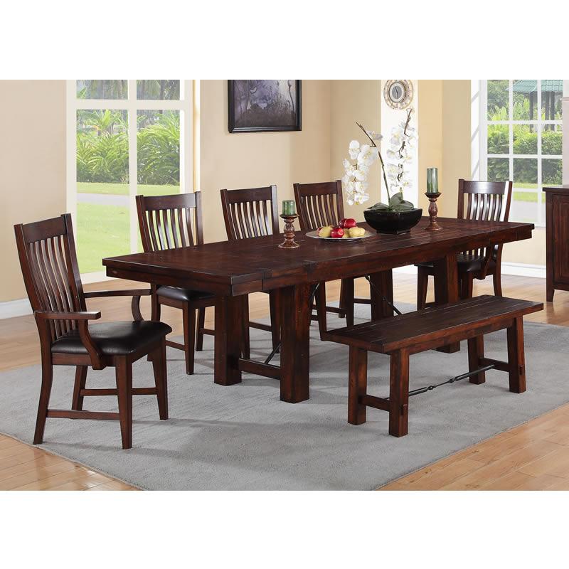 Winners Only Retreat Dining Table with Trestle Base DR142100 IMAGE 2