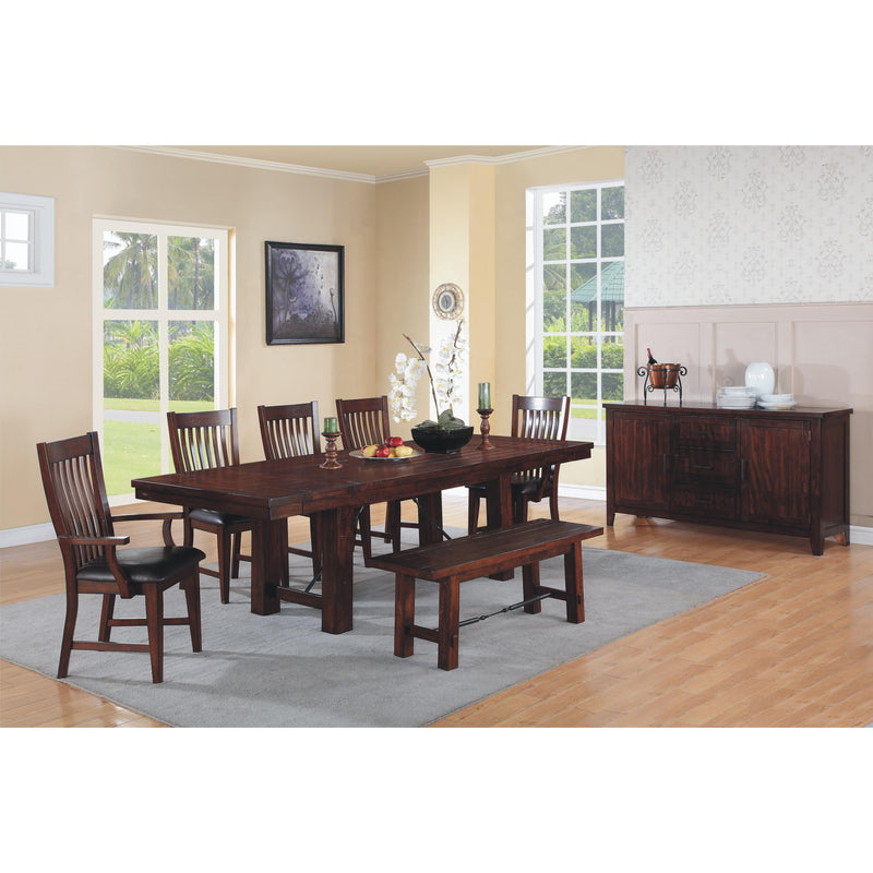 Winners Only Retreat Dining Table with Trestle Base DR142100 IMAGE 3