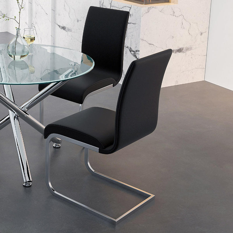 Worldwide Home Furnishings Maxim Dining Chair 202-489BK IMAGE 2