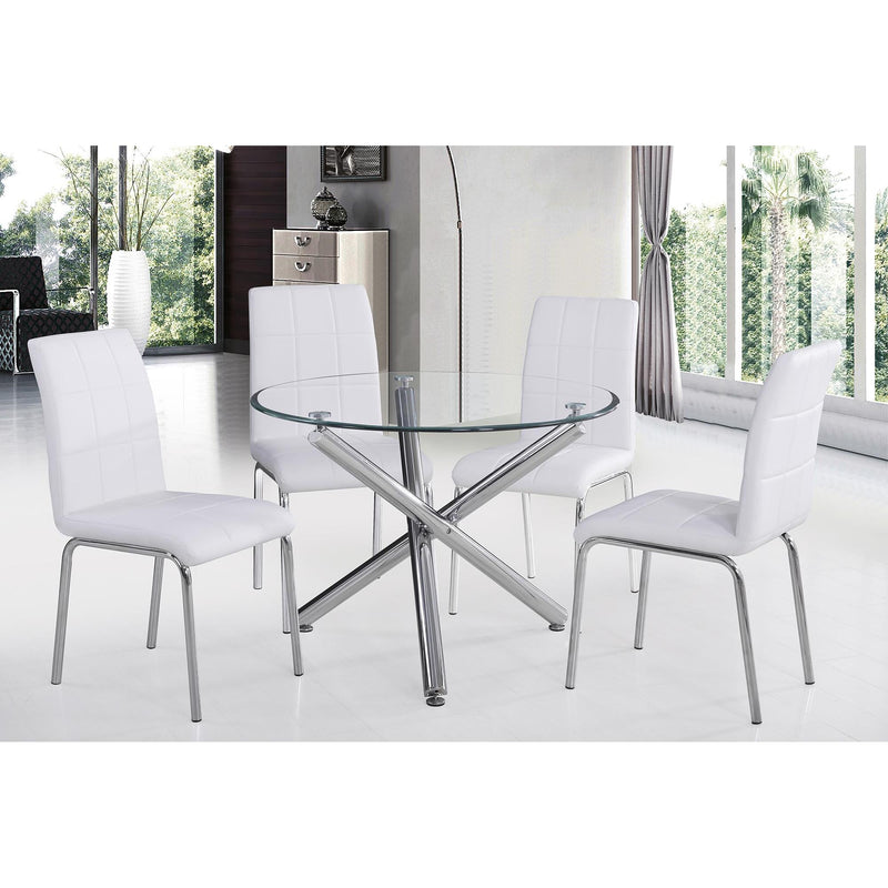 Worldwide Home Furnishings Solara II Dining Chair 202-160WT IMAGE 3