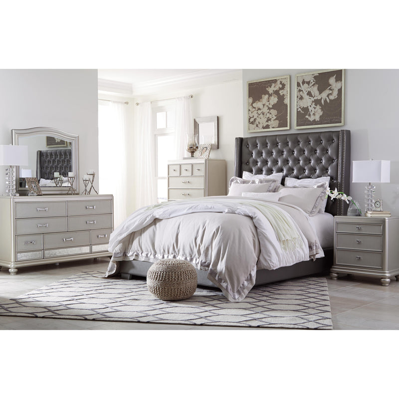 Signature Design by Ashley Coralayne Queen Upholstered Bed B650-77/B650-74 IMAGE 3