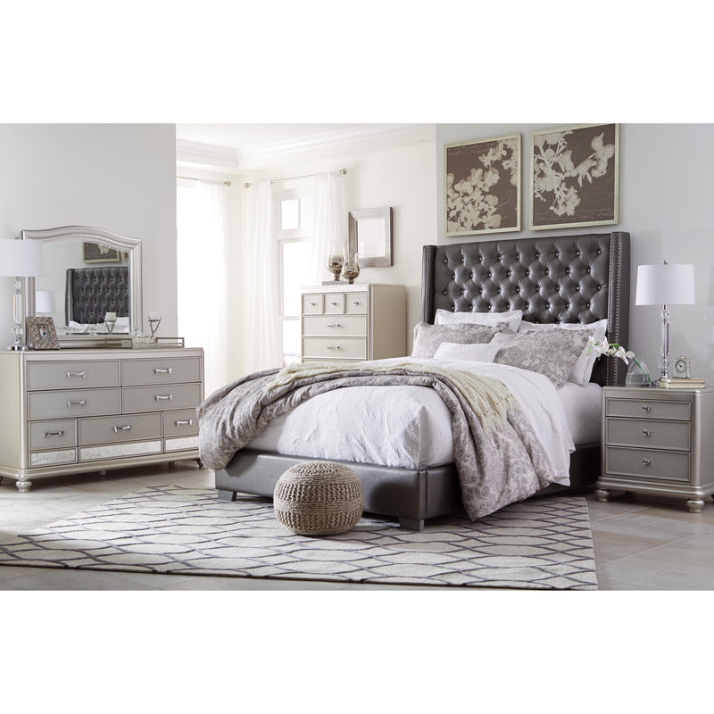Signature Design by Ashley Coralayne Queen Upholstered Bed B650-77/B650-74 IMAGE 4