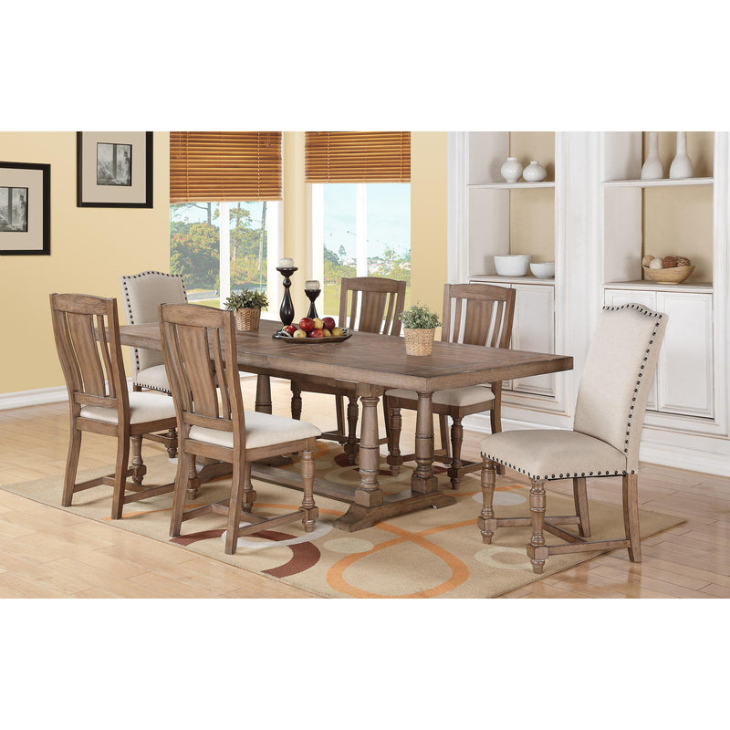 Winners Only Xcalibur Dining Table with Trestle Base DX14296G IMAGE 2
