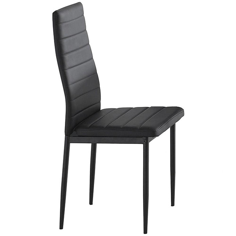 Worldwide Home Furnishings Contra Dining Chair 202-843BK IMAGE 1