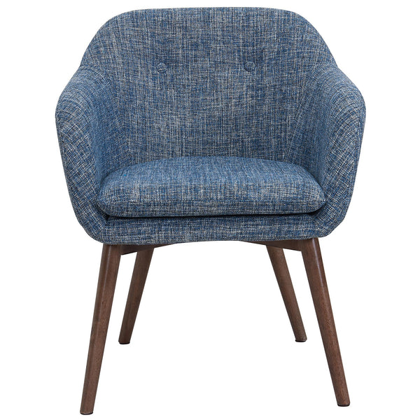 Worldwide Home Furnishings Minto Stationary Fabric Accent Chair 403-194BLU IMAGE 1