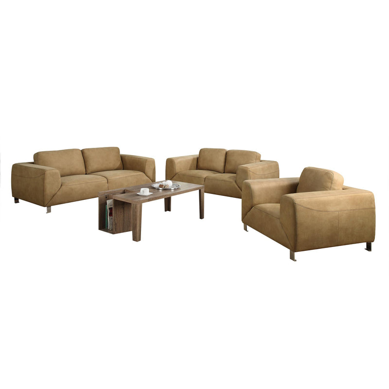 Monarch Stationary Micro-Suede Loveseat I 8512TN IMAGE 2