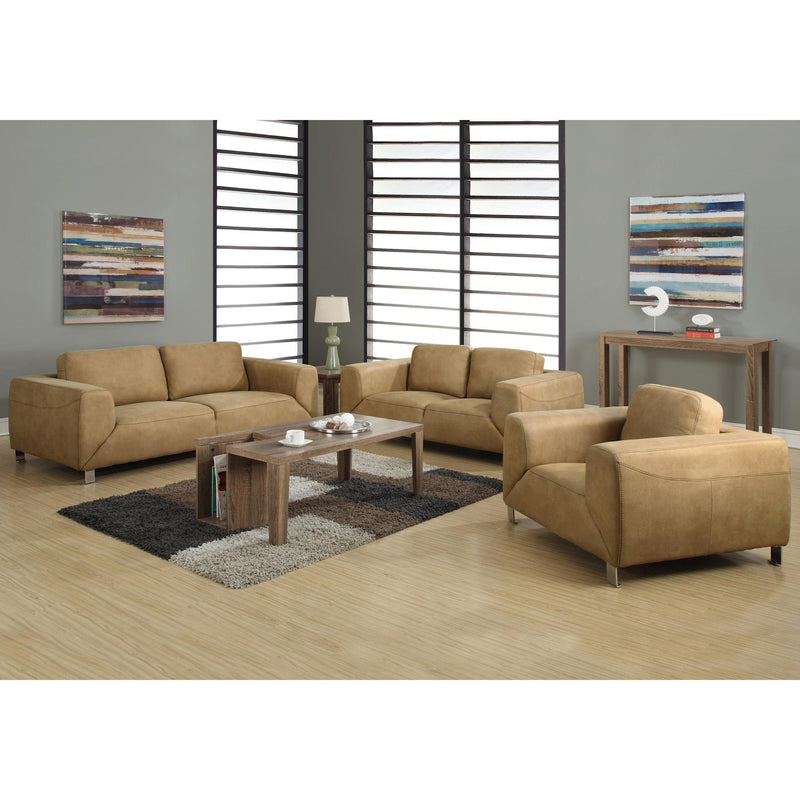 Monarch Stationary Micro-Suede Loveseat I 8512TN IMAGE 3