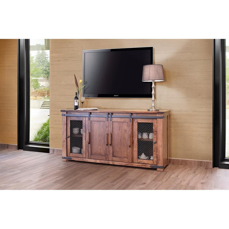 International Furniture Direct Parota TV Stand IFD867STAND-70 IMAGE 1