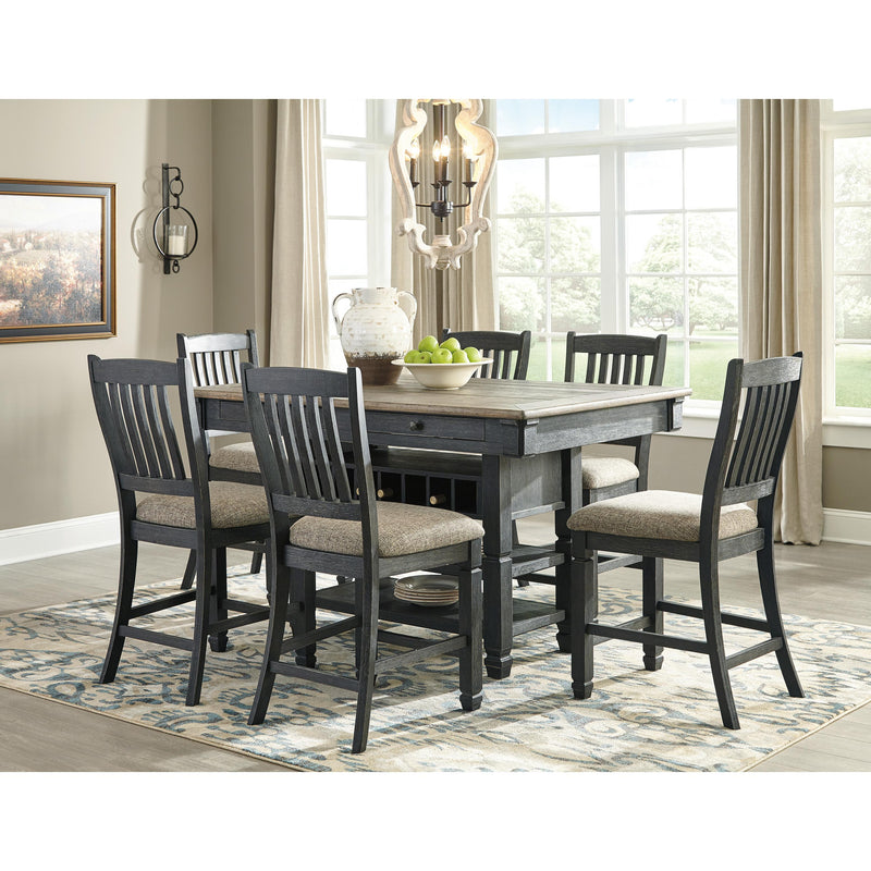 Signature Design by Ashley Tyler Creek Counter Height Dining Table with Pedestal Base D736-32 IMAGE 8